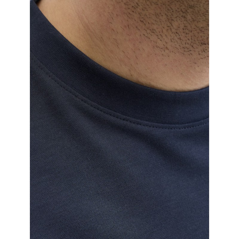 JACK & JONES Plus Fusion Chest Brand T-shirt - Outer Space