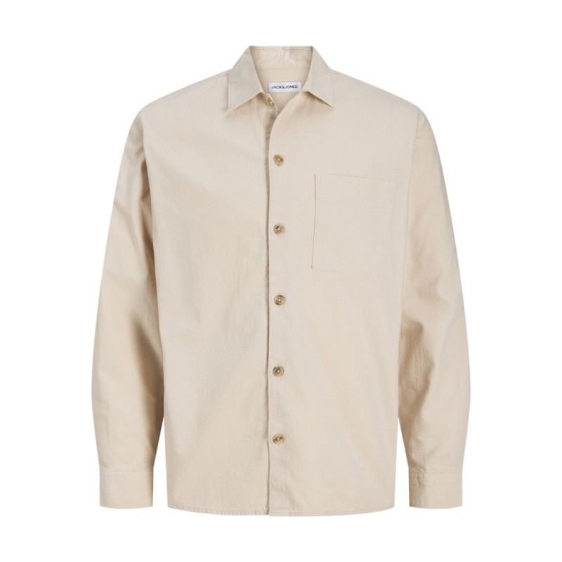 JACK & JONES Tristan Overshirt L/S - Moonbeam