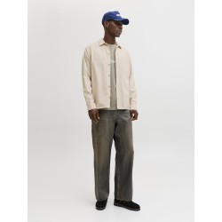 JACK & JONES Tristan Overshirt L/S - Moonbeam