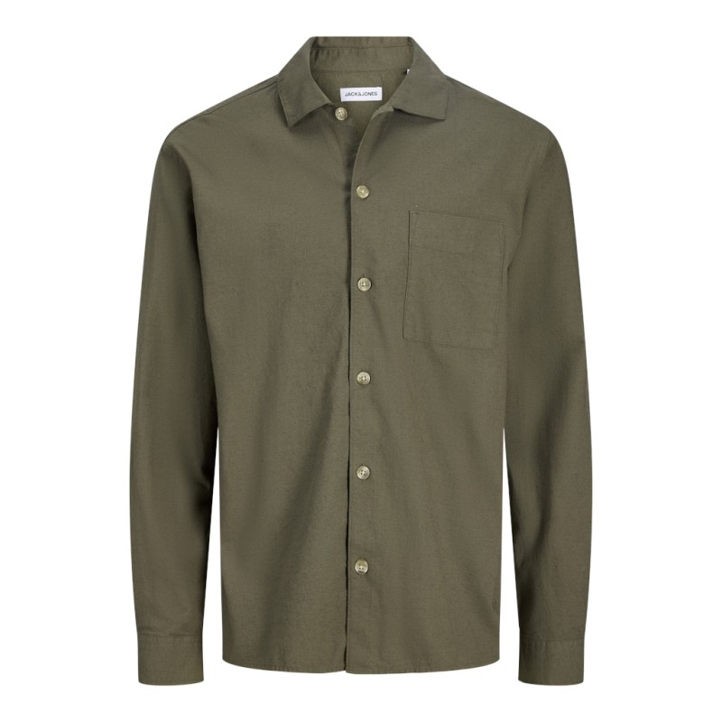 JACK & JONES Tristan Overshirt L/S - Dusty olive