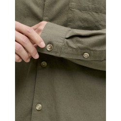 JACK & JONES Tristan Overshirt L/S - Dusty olive