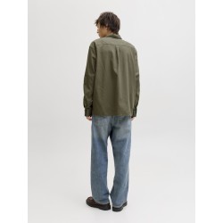 JACK & JONES Tristan Overshirt L/S - Dusty olive