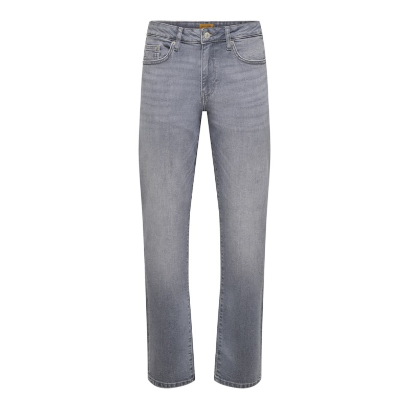 ONLY & SONS Weft Regular MW Jeans - Light Grey Denim