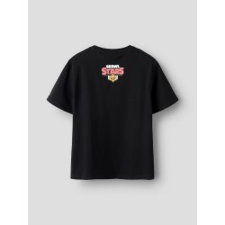 NAME IT Kids Ebbe Regular S/S T-shirt - Sort