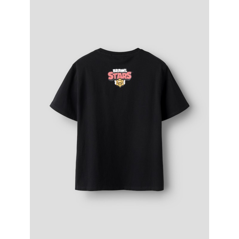 NAME IT Kids Ebbe Regular S/S T-shirt - Sort