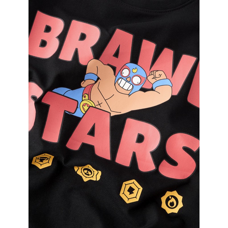 NAME IT Kids Ebbe Regular S/S T-shirt - Sort