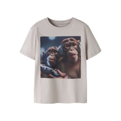 NAME IT KIDS Voto T-Shirt - Chateau Gray