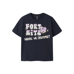 NAME IT Kids Frans Fortnite Regular T-shirt - Navy Blazer