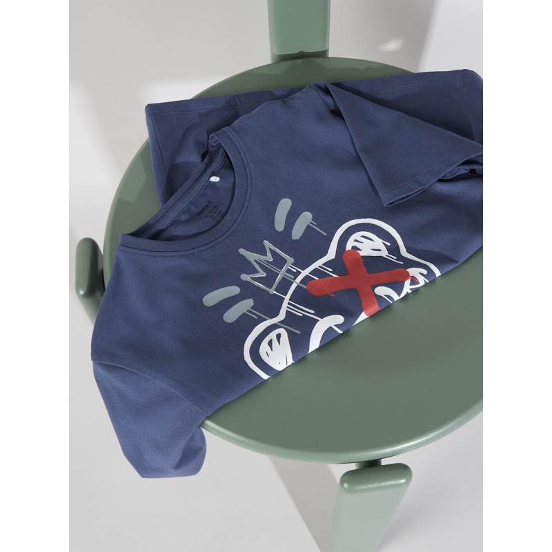 NAME IT Kids Frans Fortnite Regular T-shirt - Vintage Indigo