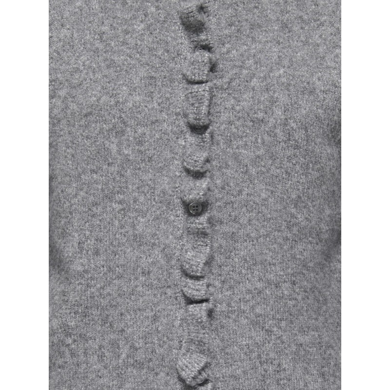 KIDS ONLY Shelda L/S Flæse Strik Cardigan - Medium Grey Melange