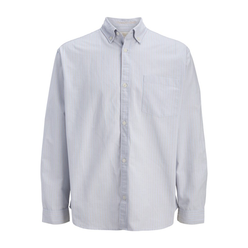 JACK & JONES Junior Norrebro Oxford L/S Skjorte - Cashmere Blue