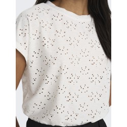 ONLY Smilla S/S Top - Cloud Dancer