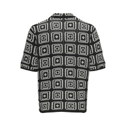 ONLY & SONS Bart Relaxed Strik Skjorte - Sort