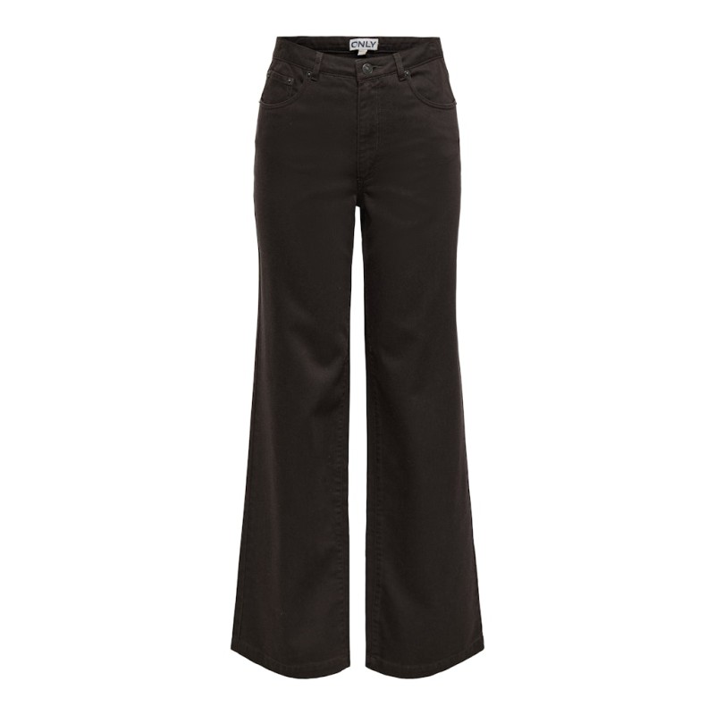 ONLY Juicy-Soft HW Brede Bukser - Black Coffee