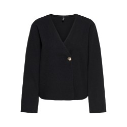 ONLY Jing L/S One Button Strik Cardigan - Sort