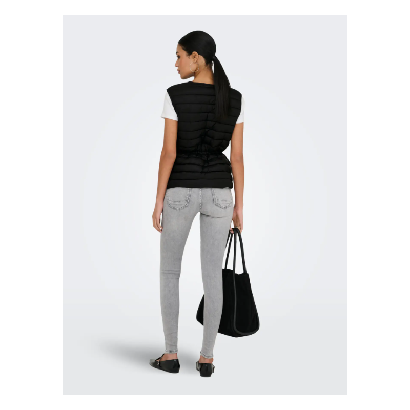 JDY Renee Quiltet Vest - Sort