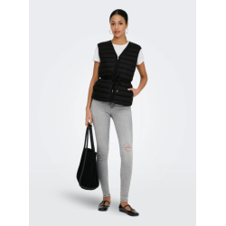 JDY Renee Quiltet Vest - Sort