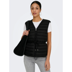 JDY Renee Quiltet Vest - Sort
