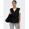 JDY Renee Quiltet Vest - Sort