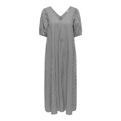 JDY Lucas 2/4 Ternet Midi Kjole - Sort