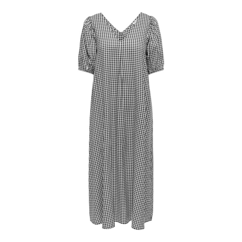 JDY Lucas 2/4 Ternet Midi Kjole - Sort