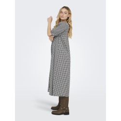 JDY Lucas 2/4 Ternet Midi Kjole - Sort