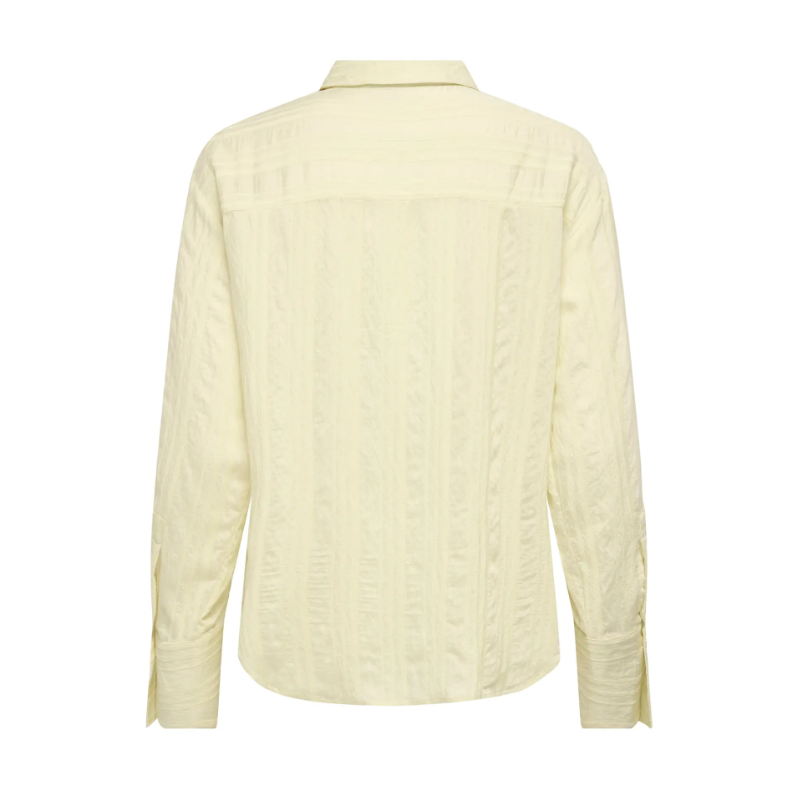 JDY Danny L/S Løs Skjorte - Double Cream