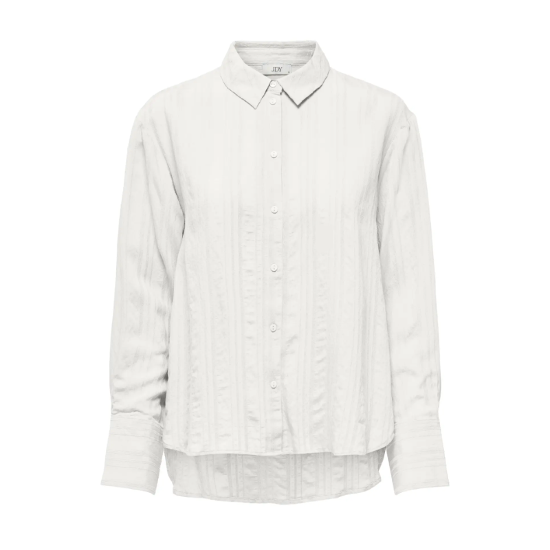 JDY Danny L/S Løs Skjorte - Cloud Dancer