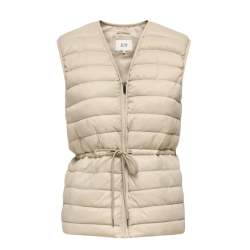 JDY Renee Quiltet Vest - Oxford Tan