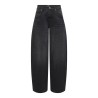 ONLY Tamy HW Barrel Denim - Washed Black