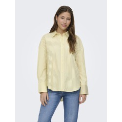 ONLY Oregon Alva L/S Skjorte - Sunlight / Sort