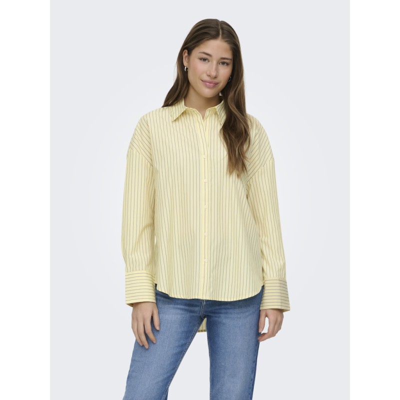 ONLY Oregon Alva L/S Skjorte - Sunlight / Sort