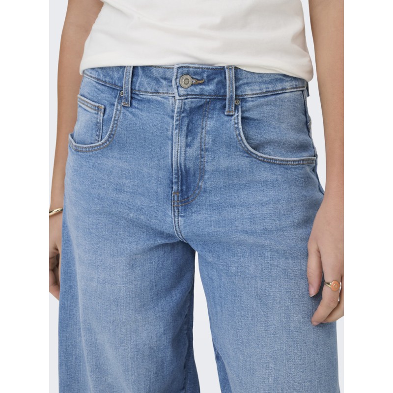 ONLY Tamy HW Barrel Denim - Light Blue Denim