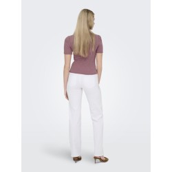 ONLY Blush Mid Straight Denim Jeans - Hvid