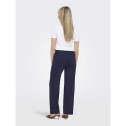 ONLY Ketty S/S T-shirt - Bright White / True Blue Flowers