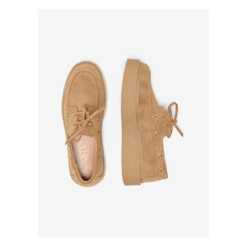 ONLY Lennon Suede Sejlersko - Camel