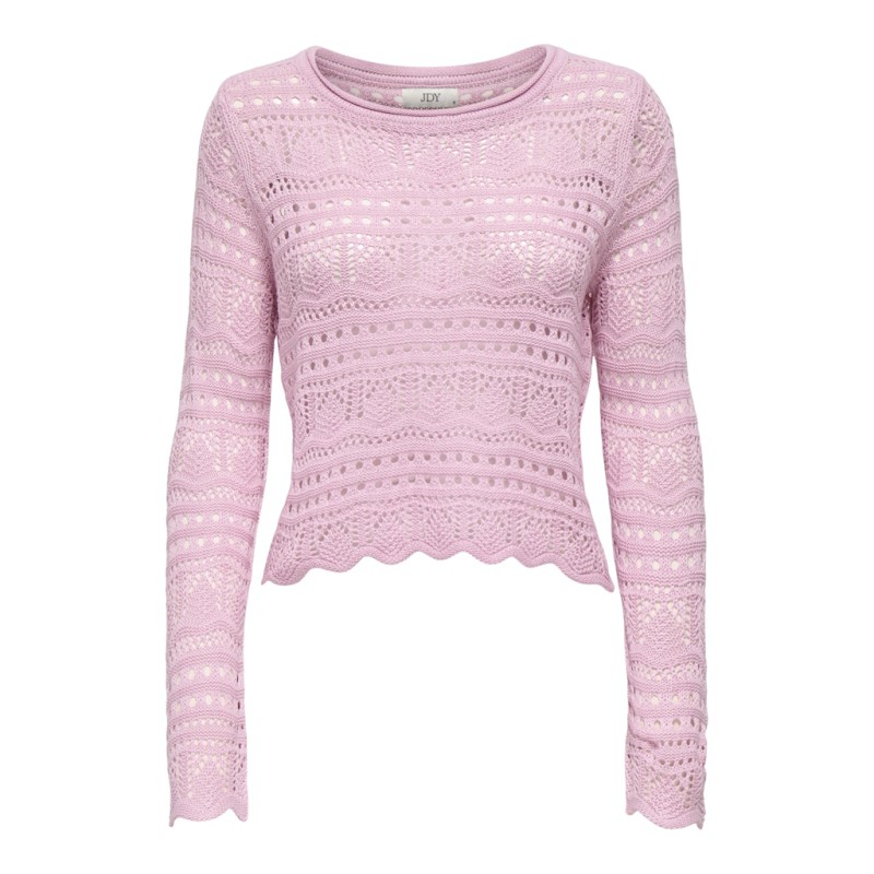 JDY Sun Lay Strik Pullover - Fragrant Lilac