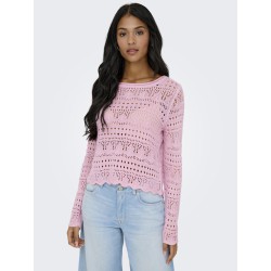 JDY Sun Lay Strik Pullover - Fragrant Lilac
