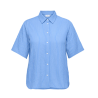 ONLY CARMAKOMA Dea S/S Stribet Skjorte - Riviera