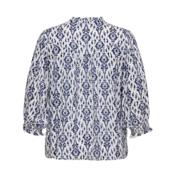 ONLY CARMAKOMA Raya 3/4 Skjorte - Night Sky