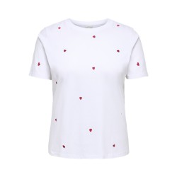 ONLY CARMAKOMA Ketty S/S Top - Bright White