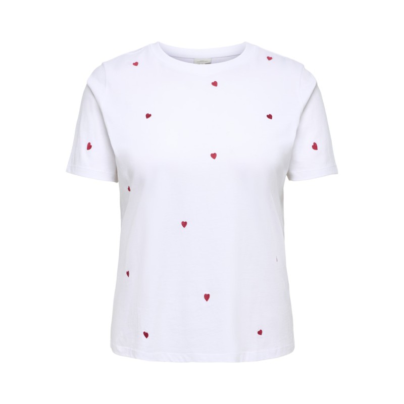 ONLY CARMAKOMA Ketty S/S Top - Bright White