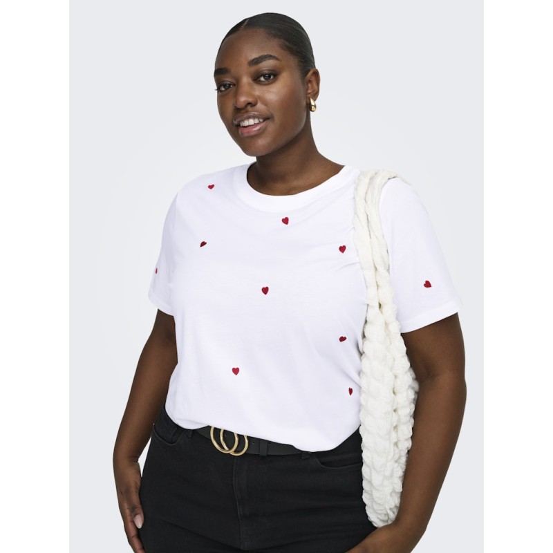 ONLY CARMAKOMA Ketty S/S Top - Bright White