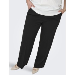 ONLY CARMAKOMA Niko HW Straight Bukser - Sort