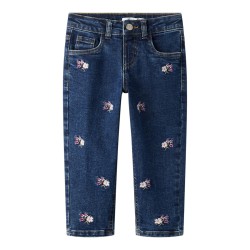 NAME IT MINI Bella Mom Jeans 1224 - Blue Denim / Flower