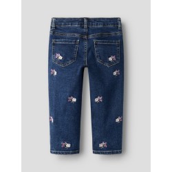 NAME IT MINI Bella Mom Jeans 1224 - Blue Denim / Flower