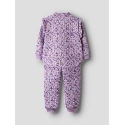 NAME IT Mini Moon Quiltet Sæt - Violet Tulle