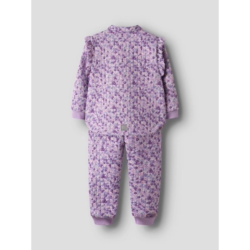 NAME IT Mini Moon Quiltet Sæt - Violet Tulle