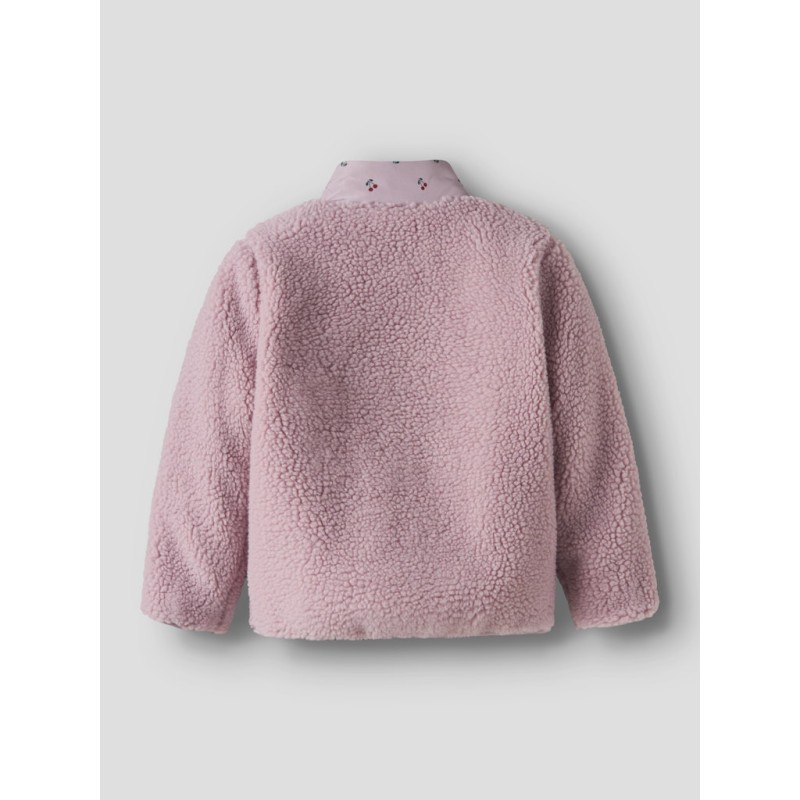 NAME IT Mini Minna Teddy Jakke - Keepsake Lilac