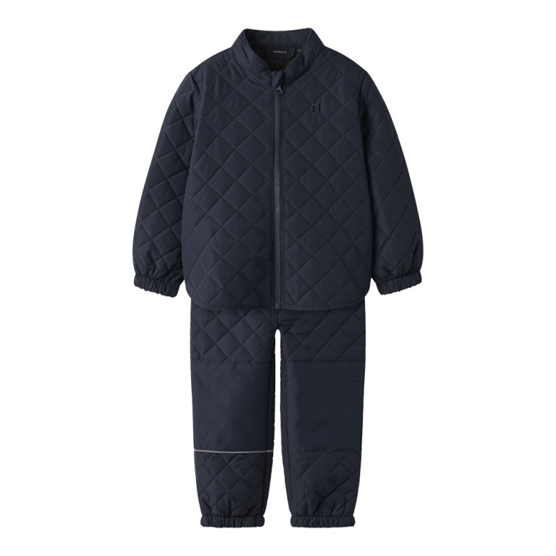 NAME IT Mini Chilly Quiltet Sæt - Dark Sapphire